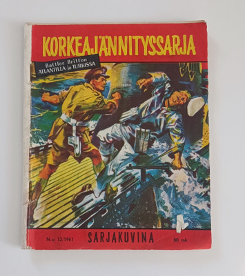 Korkeajännitys sarjakuvalehti nro:13/1961 Battler Britton