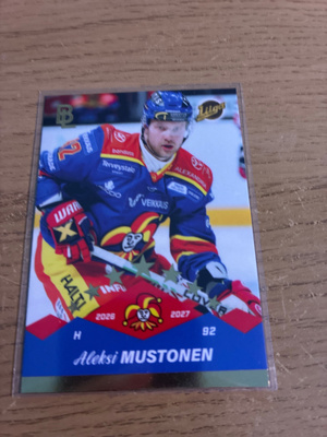 Aleksi Mustonen Jokerit gold 95/100 blueline 26-27
