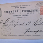 VANHA Postikortti Helsinki Julius Tallberg Mainos 1898!!! - pikkukuva 2