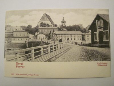 VANHA Postikortti Porvoo Varhainen HUIPPUKUNTO ennen-1905