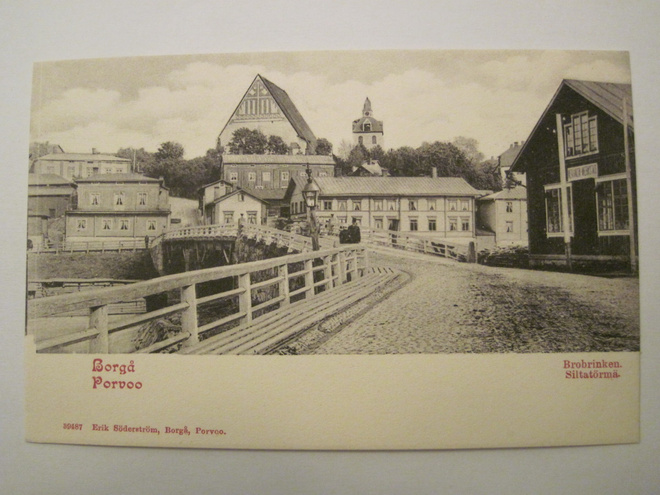 VANHA Postikortti Porvoo Varhainen HUIPPUKUNTO ennen-1905