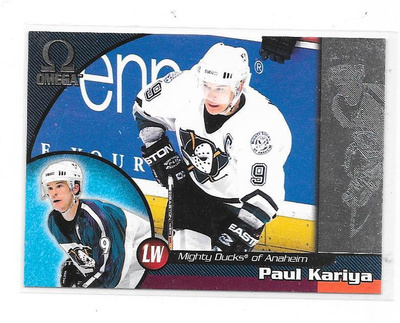1998-99 Pacific Omega #4 Paul Kariya  Anaheim Ducks