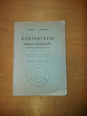 Koetehtäviä