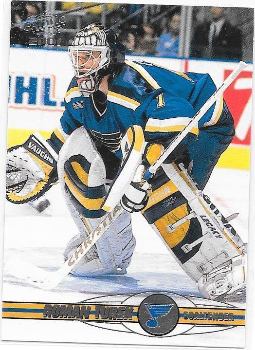 2000-01 Pacific #352 Roman Turek St Louis Blues MV