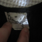 Musta Vintage Paita koko 36 (38) Merlyn Made in Finland - pikkukuva 4