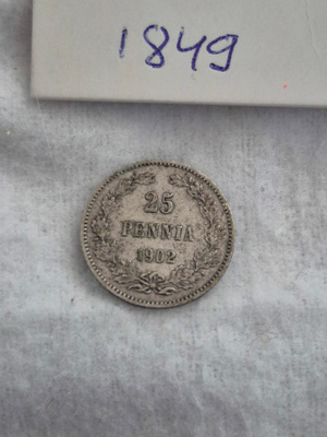 25 penniä 1902, Suomi