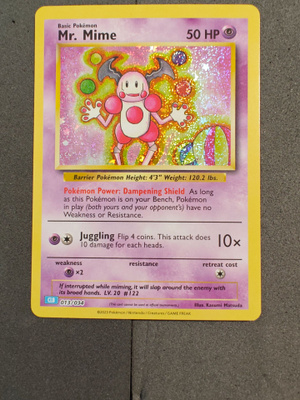 Mr. Mime Classic Collection 13/34 Rare