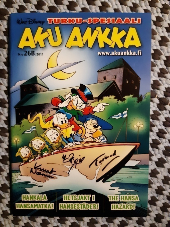 Aku Ankka nimmaroitu Turku speciaali 26 B 2011!!