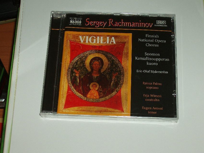 CD Sergey Rachmaninov Vigilia Op. 37 (Uusi)