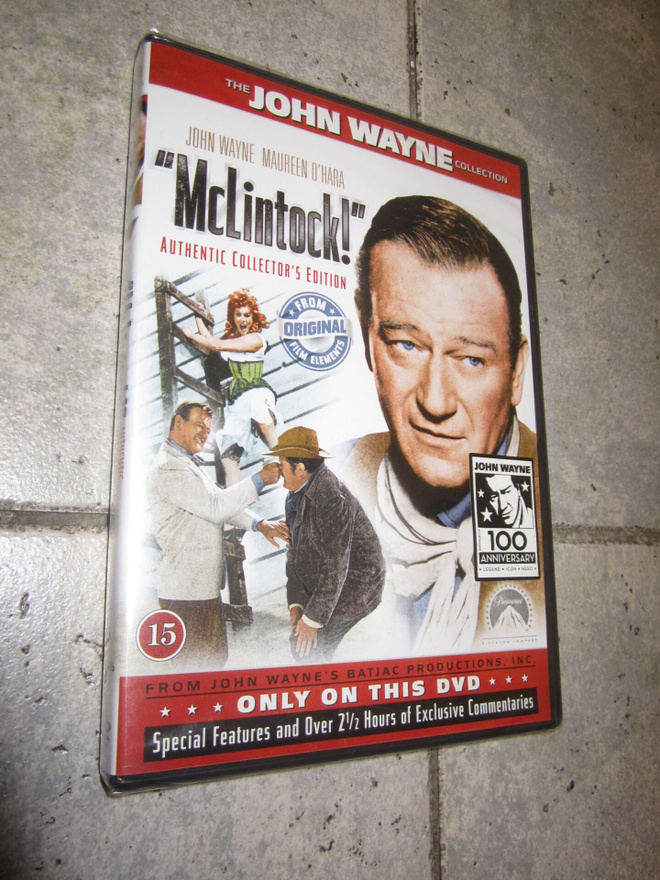 Lännen hurjapäät - McLintock! John Wayne ( AVAAMATON UUSI )