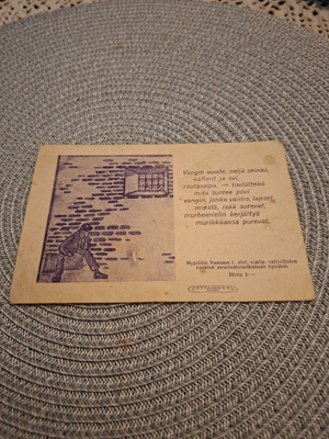 10Z Vaasa Vangin vuode,neljä seinää