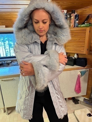 Gemmi Furs by Grünstein Baby Blue 3 in 1 kettuturkki, S-M ko