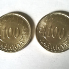 2 kpl 100 mk 1960, hopea - pikkukuva 2