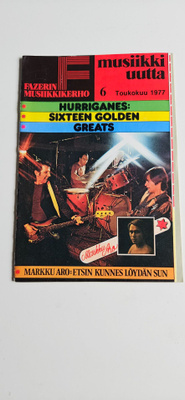 Fazer musiikki uutta toukokuu 1977 Hurriganes