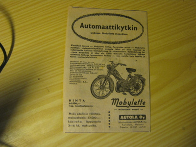 mainos Mobylette