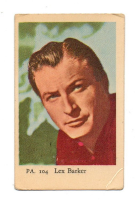 Purkkakuva PA. n:o 104 LEX BARKER