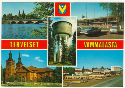 Vammala Sastamala maisemia 70-luku