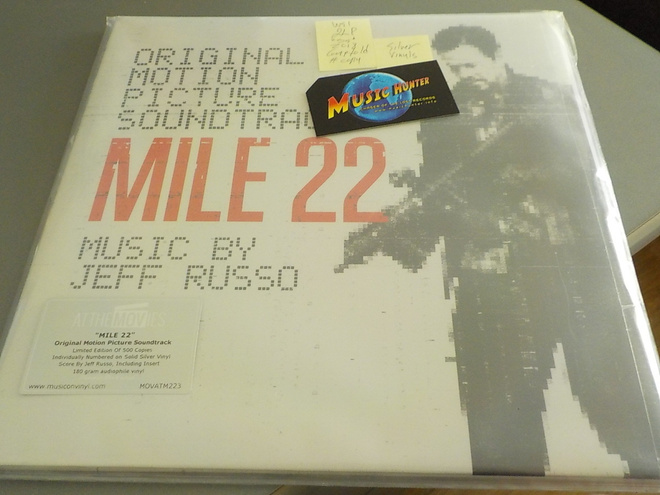 OST - MILE 22 SILVER VINYLS  2018 # COPY UUSI 2LP