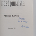 Matilda Kirvelä : Milloin näet punaista (signeerattu, tek... - pikkukuva 3