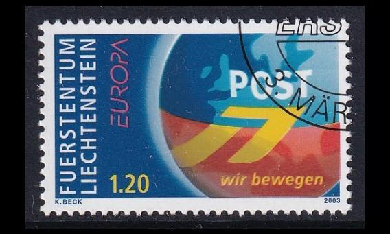 Liechtenstein 1310 o Europa julistetaide (2003)