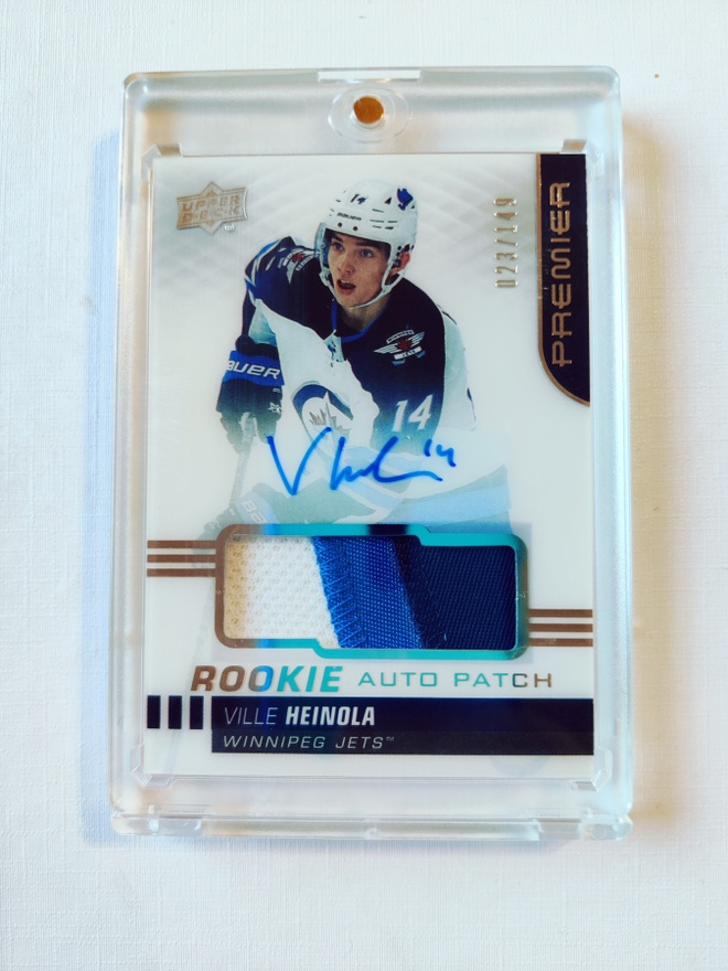 Ville Heinola - 19-20 Premier Rookie Auto Patch /149