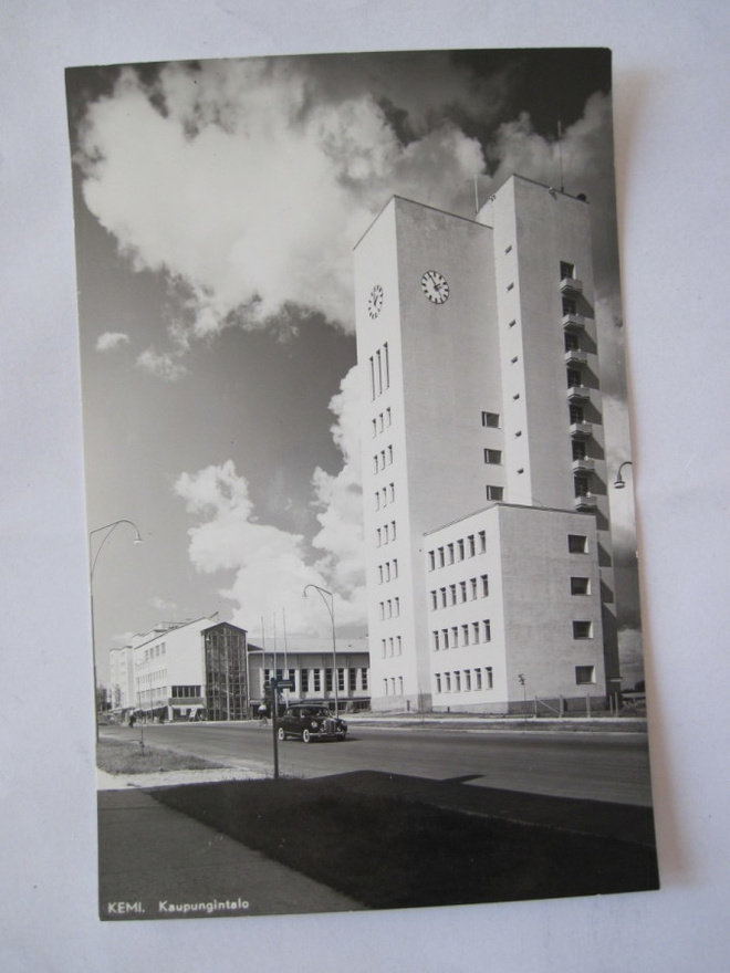 VANHA Postikortti Kemi Lappi 1950-l Alkup.Mallikappale