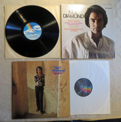 NEIL DIAMOND: Kaksi kokoelma-LP:tä (Rainbow & Sweet Caroline