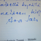 Arvo Salo :  Tilauksia (SIGNED) SIS POSTIKULU - pikkukuva 2