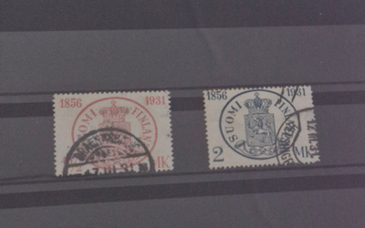 1931 POSTIMERKIN 75V. JUHLA SARJA LEIMATTUNA