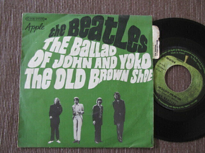 Beatles ballad of john and yoko 7 45 ranska 1969