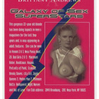 1997 Hot Shots Galaxy of Sex Superstars #41 Brittany Andrews - pikkukuva 3