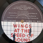 WINGS : AT THE SPEED OF SOUND  LP - pikkukuva 4