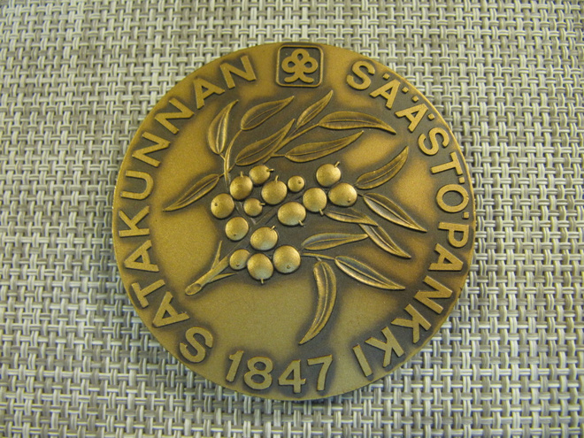 Satakunnan Säästöpankki mitali.
