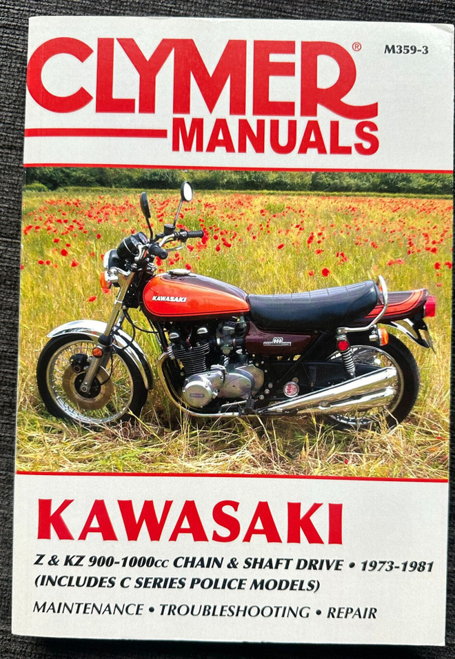 Clymer M359-3 Kawasaki Z & KZ 900-1000cc 1973-1981 opas