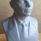 Metalli patsas Yuri Gagarin kosmonautti 15.5 cm varhaisempi - pikkukuva 2