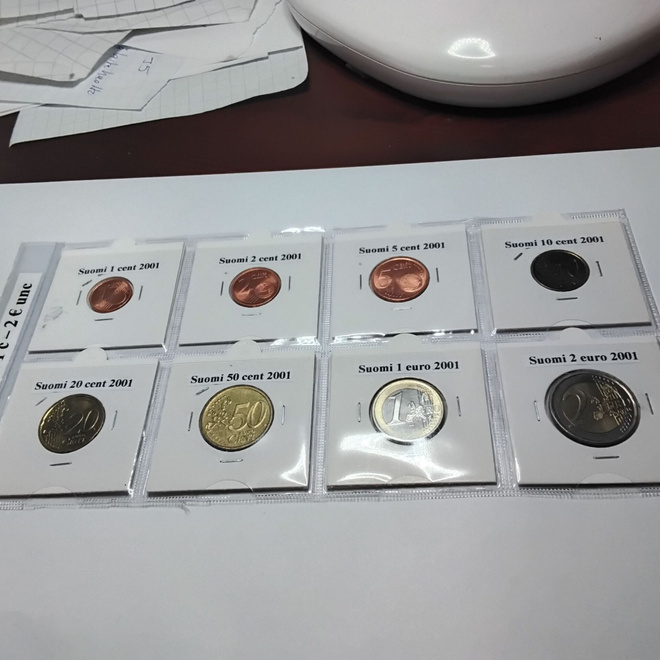 Suomi irtokolikkosarja 2001 unc