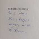 Pekka Moilanen : Kuusten humina (signeerattu, tekijän omi... - pikkukuva 3