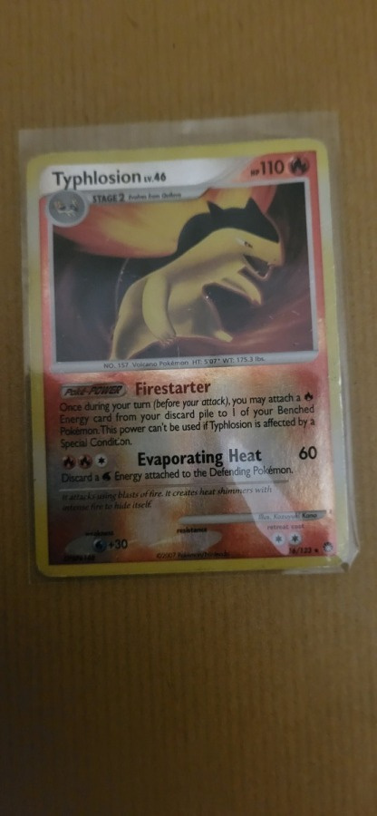 Typhlosion Lv.46 (MT 16) Mysterious Treasures RARE card