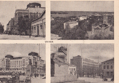 Vaasa, nelikuvakortti A.V. Heikkinen b643