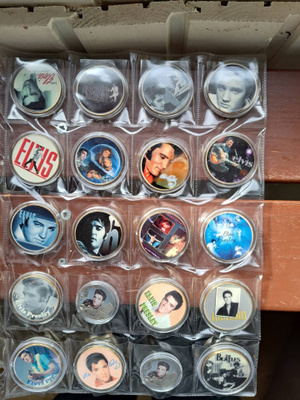 Elvis Presley keräily kolikot kuin uudet