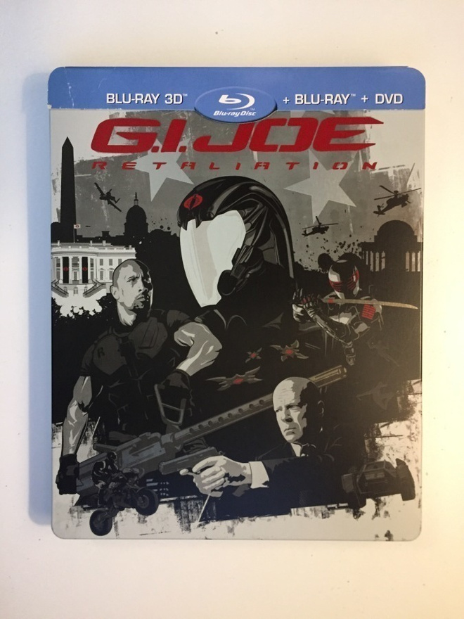G.I. Joe: Kosto (Blu-ray 3D Steelbook) Bruce Willis (2012)