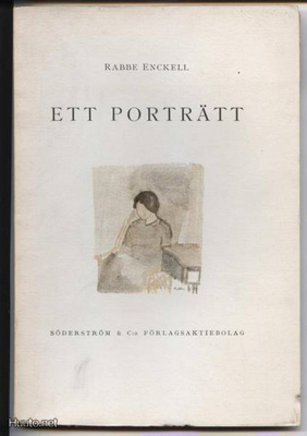 Rabbe Enckell: Ett porträtt nid. 1.p 1931
