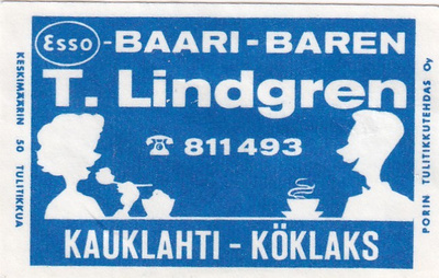 Kauklahti - Köklaks , ESSO - Baari - Baren b531