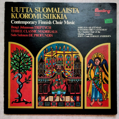 UUTTA SUOMALAISTA KUOROMUSIIKKIA LP 1974 Johansson / Salonen