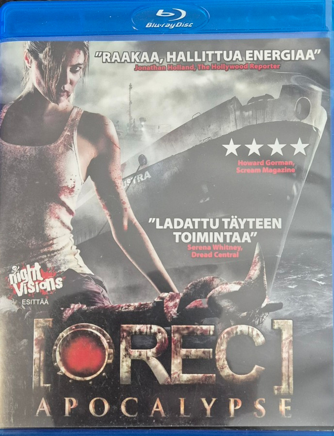 REC 4: Apocalypse -Blu-Ray.suomijulkaisu
