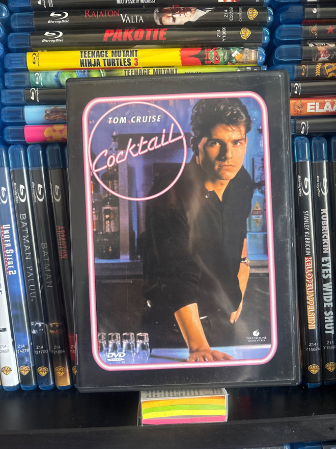 Cocktail (1988) Tom Cruise suomijulkaisu