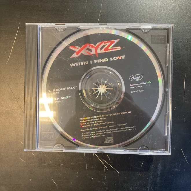 XYZ - When I Find Love PROMO CDS