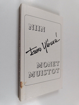 Tauno Yliruusi : Niin monet muistot (signeerattu)