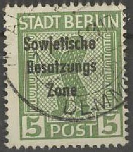 SBZ-DDR Mi 200 XII (O in POST) o