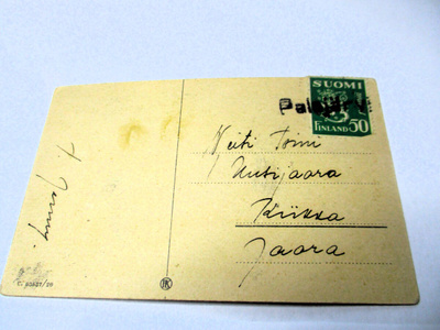 1930/M Palojärvi (Salmi) kortilla